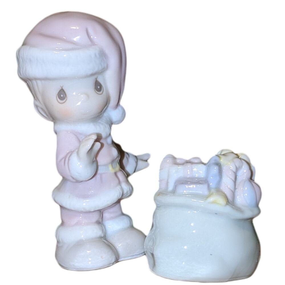 1996 Precious Moments Holiday Salt and Pepper Shakers